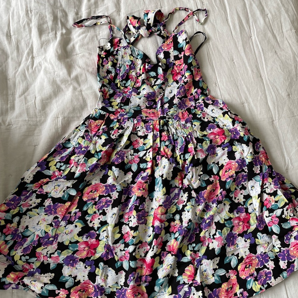 Minkpink mini floral dress size medium